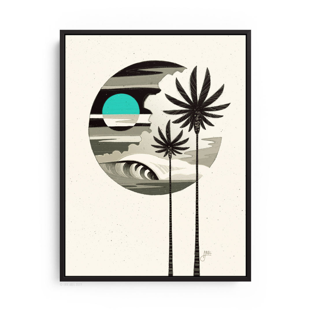 Teal Moon - WHLSL Print